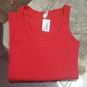American apparel u neck rib tank top